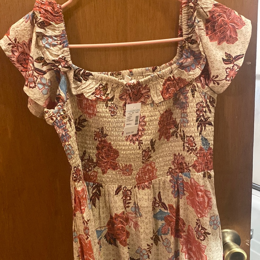 Flower pattern dress